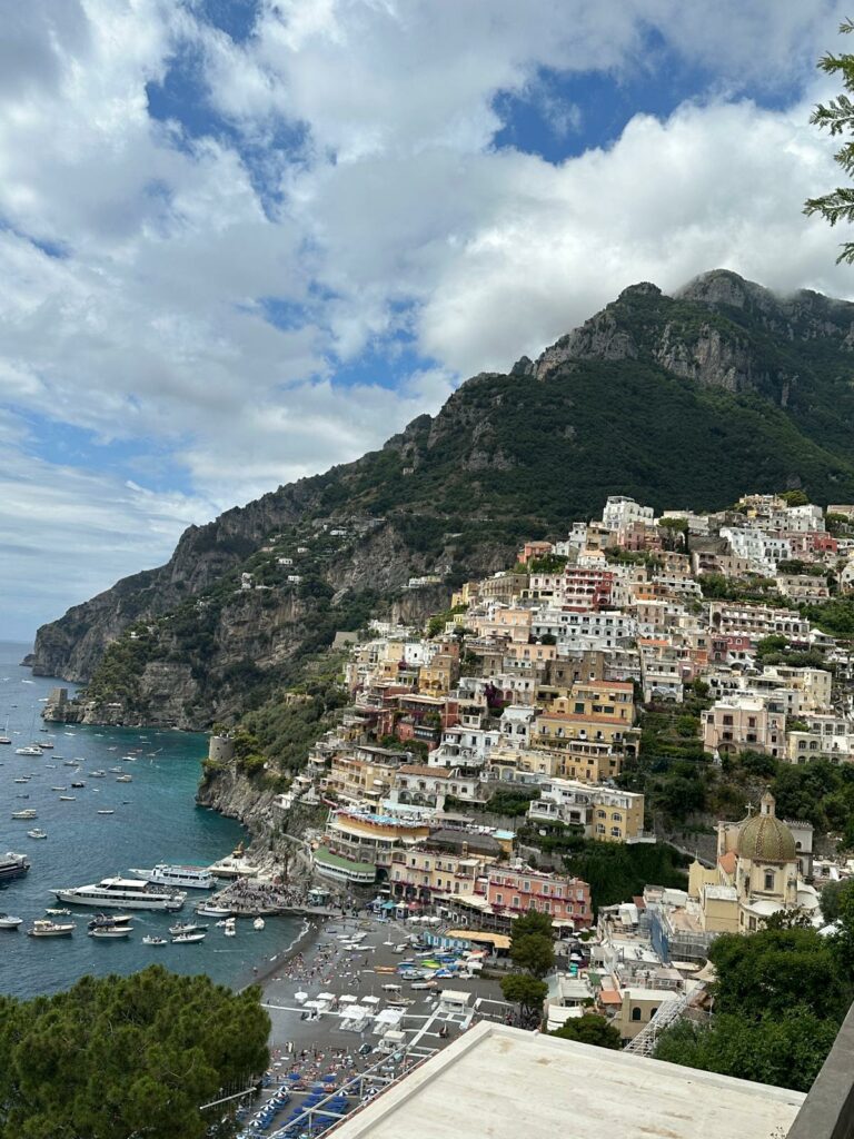 uitzicht op Positano