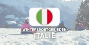 Overzicht met de mooiste skigebieden van Italië