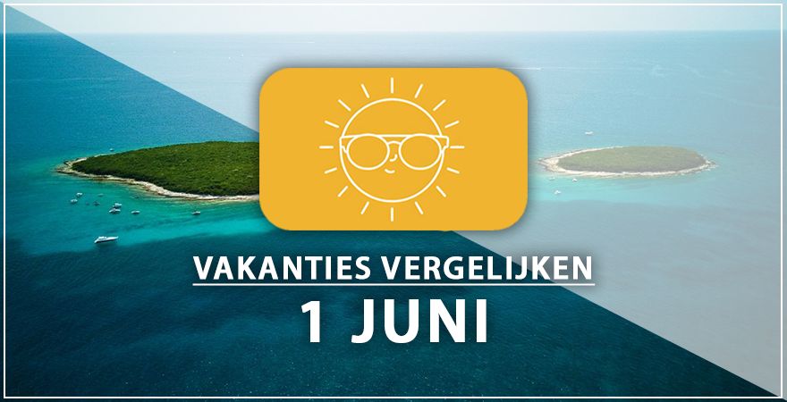 zonnige vakantiebestemmingen één juni 2025