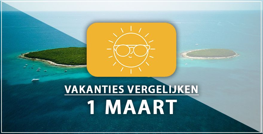 zonnige vakantiebestemmingen één maart 2025