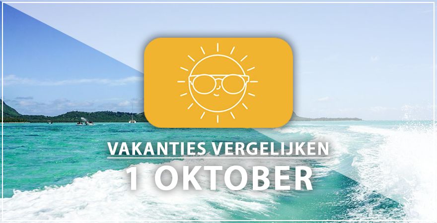 zonnige vakantiebestemmingen één oktober 2025