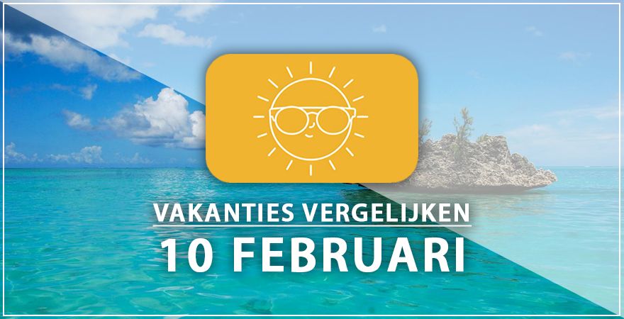 zonnige vakantiebestemmingen tien februari 2025