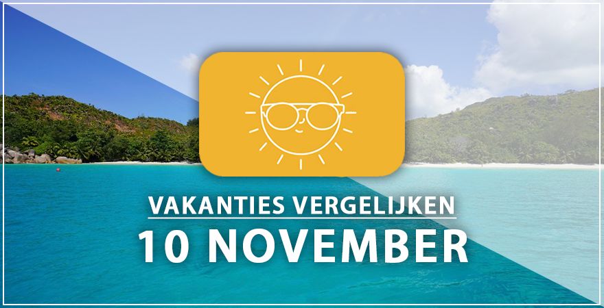 zonnige vakantiebestemmingen tien november 2024