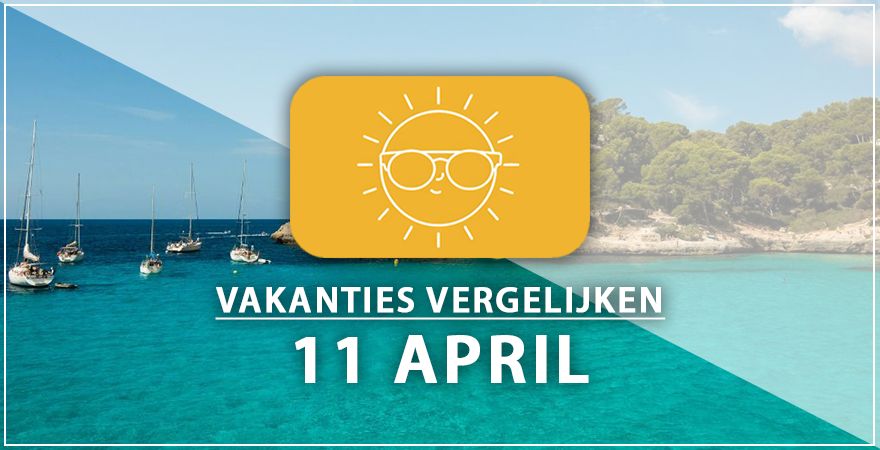 zonnige vakantiebestemmingen elf april 2025