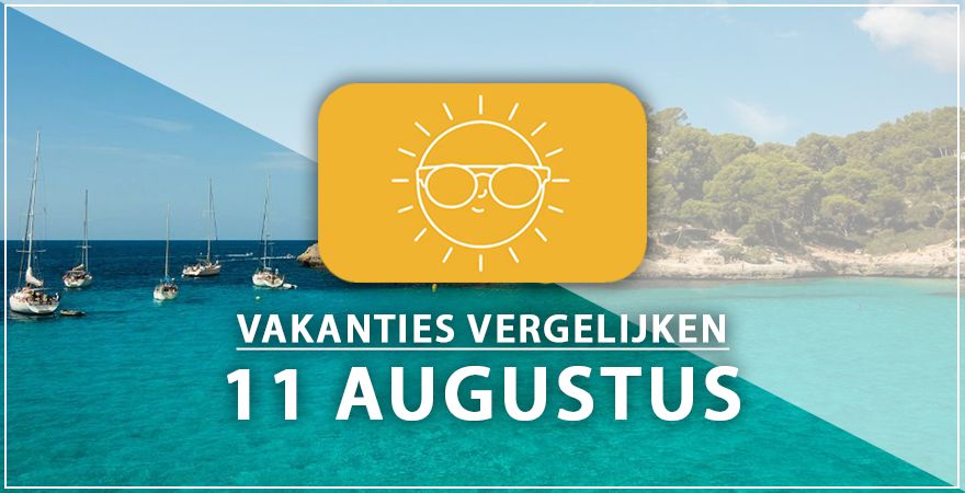 zonnige vakantiebestemmingen elf augustus 2025