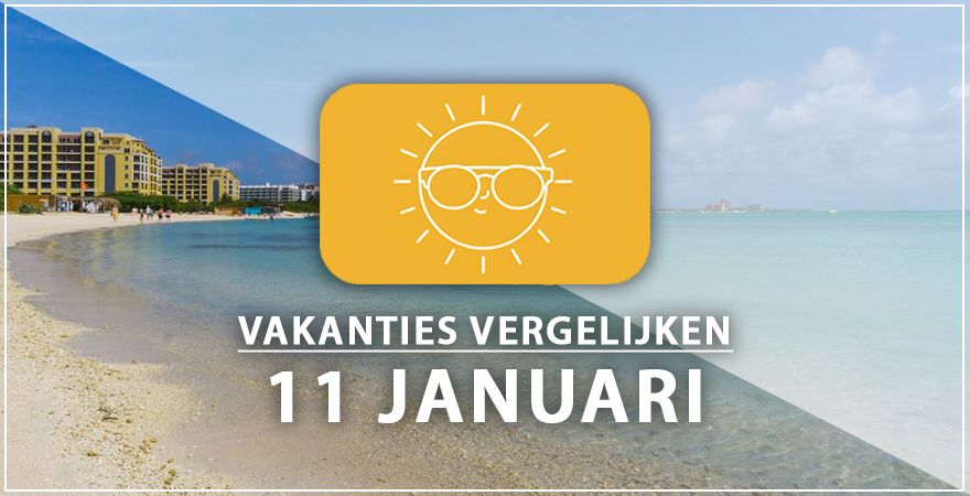 zonnige vakantiebestemmingen elf januari 2025