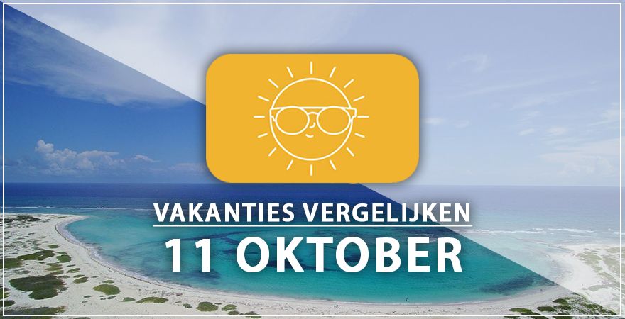 zonnige vakantiebestemmingen elf oktober 2025