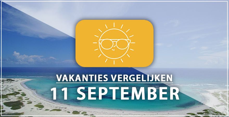 zonnige vakantiebestemmingen elf september 2025