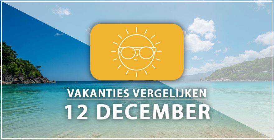 zonnige vakantiebestemmingen twaalf december 2024