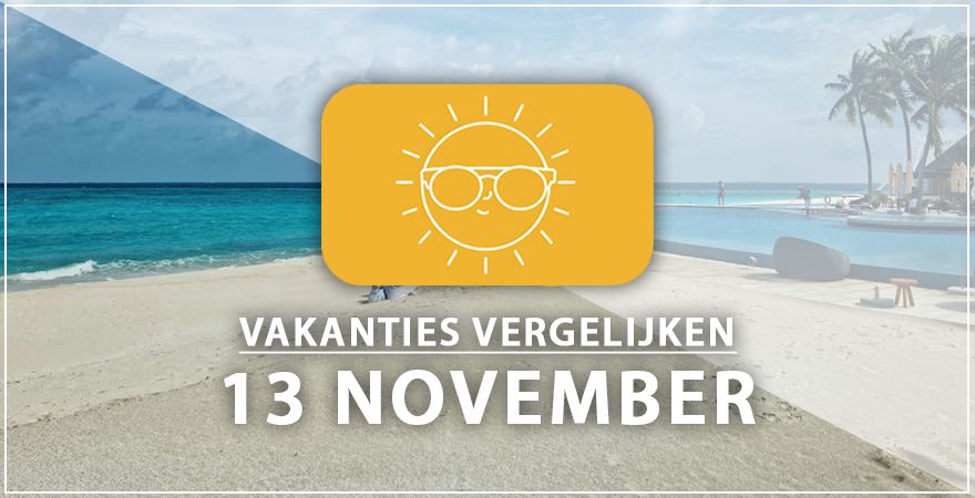 zonnige vakantiebestemmingen dertien november 2024