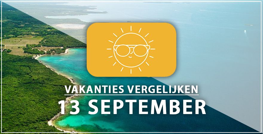 zonnige vakantiebestemmingen dertien september 2025