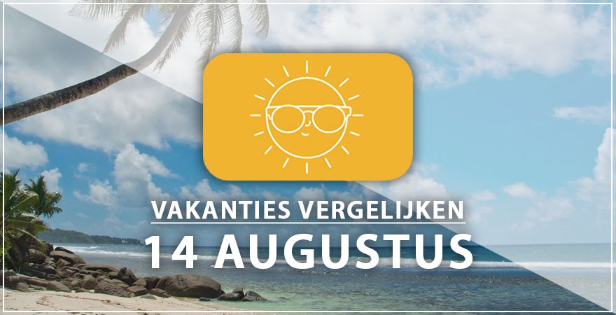 zonnige vakantiebestemmingen veertien augustus 2025