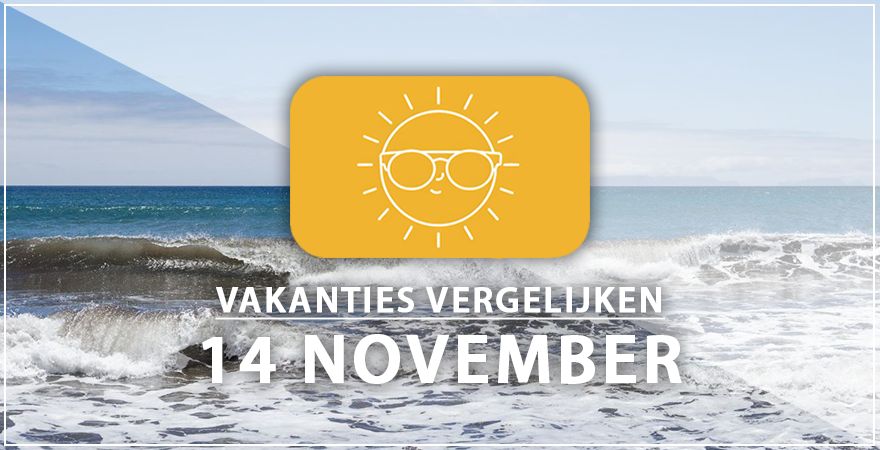 zonnige vakantiebestemmingen veertien november 2024