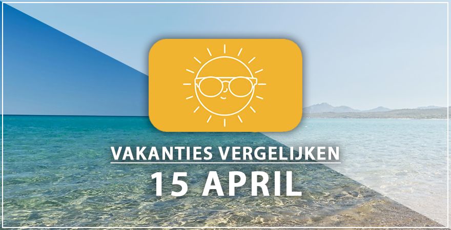 zonnige vakantiebestemmingen vijftien april 2025