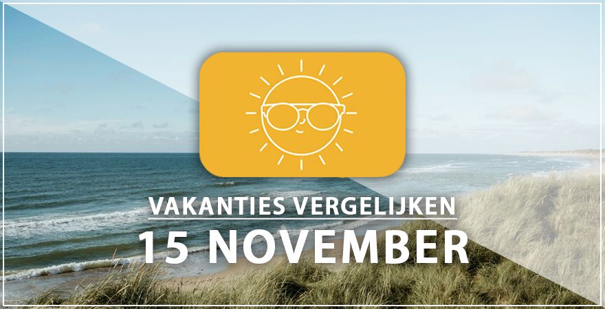 zonnige vakantiebestemmingen vijftien november 2024