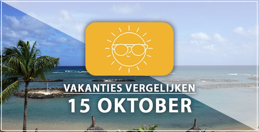 zonnige vakantiebestemmingen vijftien oktober 2025