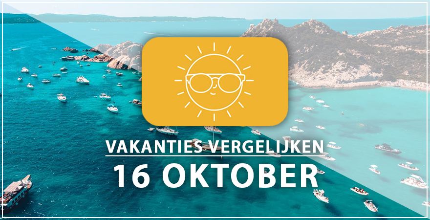 zonnige vakantiebestemmingen zestien oktober 2025