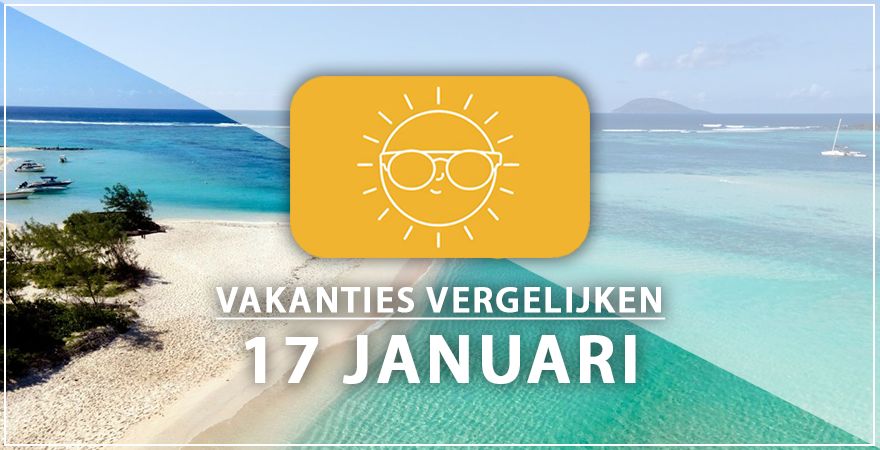 zonnige vakantiebestemmingen zeventien januari 2025