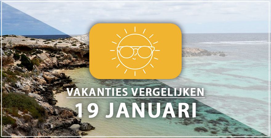 zonnige vakantiebestemmingen negentien januari 2025