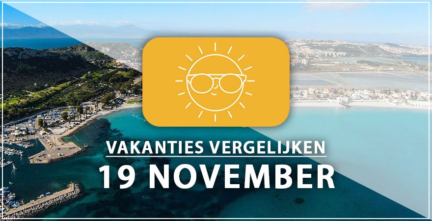 zonnige vakantiebestemmingen negentien november 2024