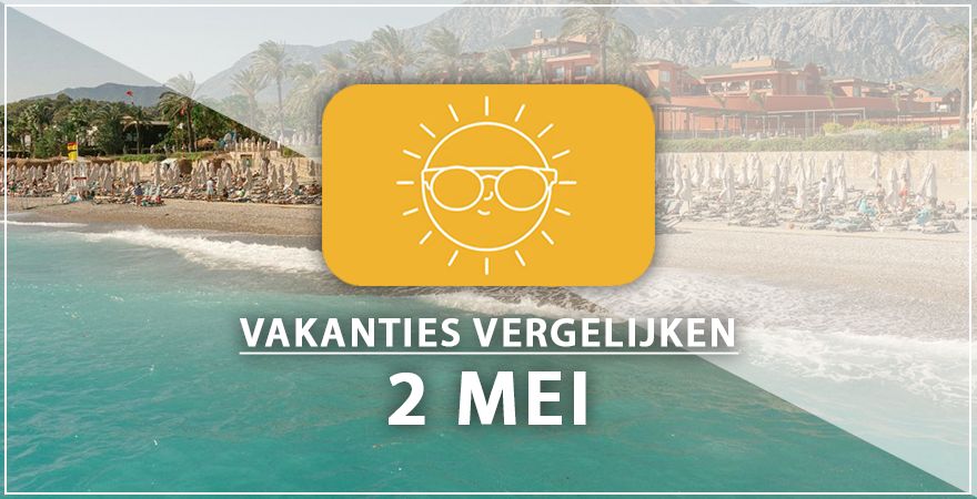 zonnige vakantiebestemmingen twee mei 2025