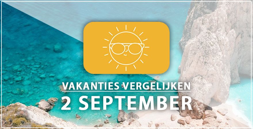 zonnige vakantiebestemmingen twee september 2025