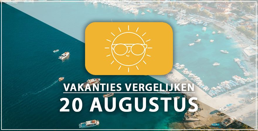 zonnige vakantiebestemmingen twintig augustus 2025