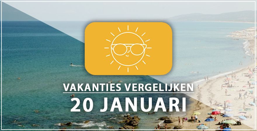 zonnige vakantiebestemmingen twintig januari 2025