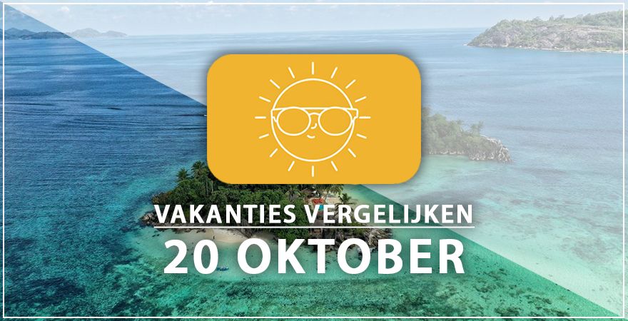 zonnige vakantiebestemmingen twintig oktober 2025