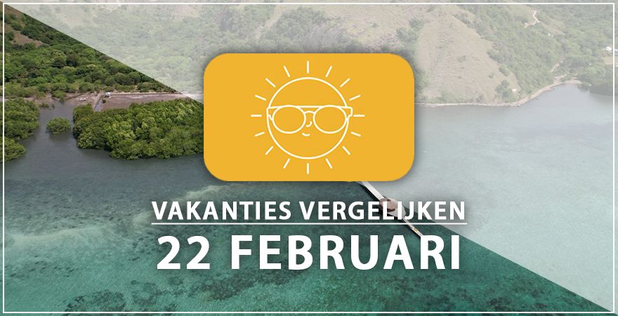 zonnige vakantiebestemmingen tweeëntwintig februari 2025