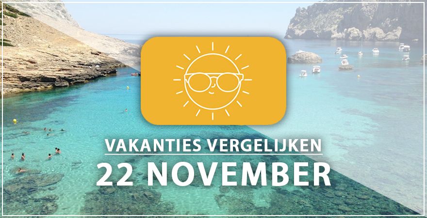 zonnige vakantiebestemmingen tweeëntwintig november 2024