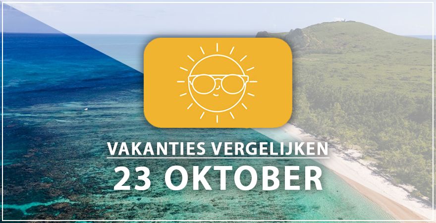 zonnige vakantiebestemmingen drieëntwintig oktober 2025