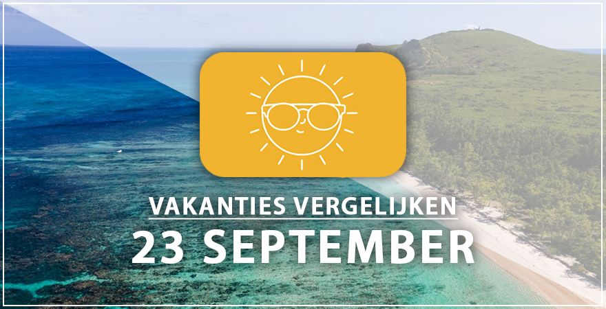 zonnige vakantiebestemmingen drieëntwintig september 2025