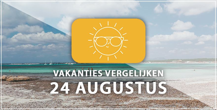 zonnige vakantiebestemmingen vierentwintig augustus 2025