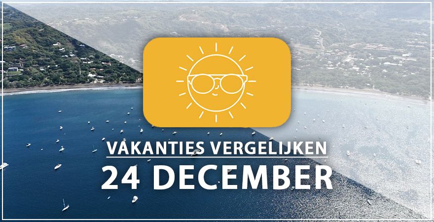 zonnige vakantiebestemmingen vierentwintig december 2024