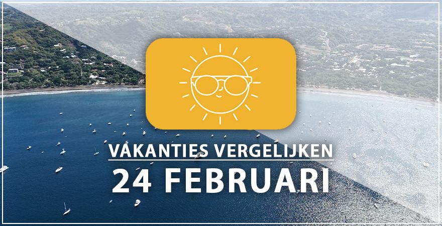 zonnige vakantiebestemmingen vierentwintig februari 2025