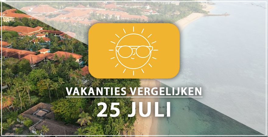 zonnige vakantiebestemmingen vijfentwintig juli 2025