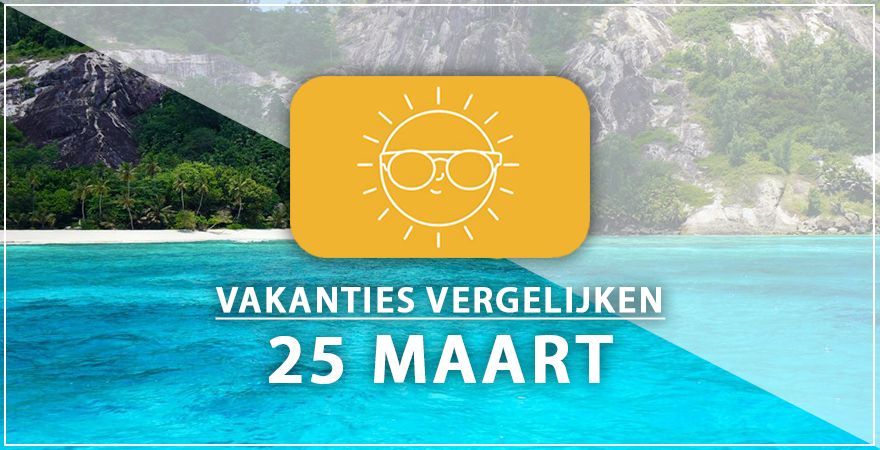 zonnige vakantiebestemmingen vijfentwintig maart 2025