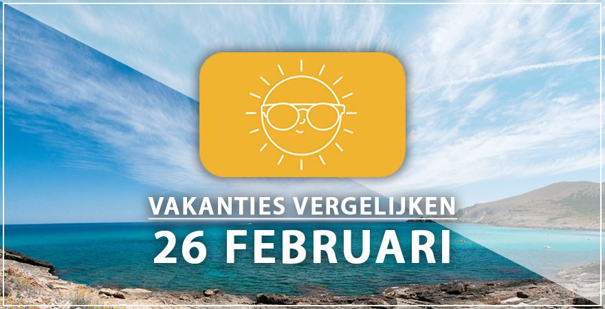 zonnige vakantiebestemmingen zesentwintig februari 2025