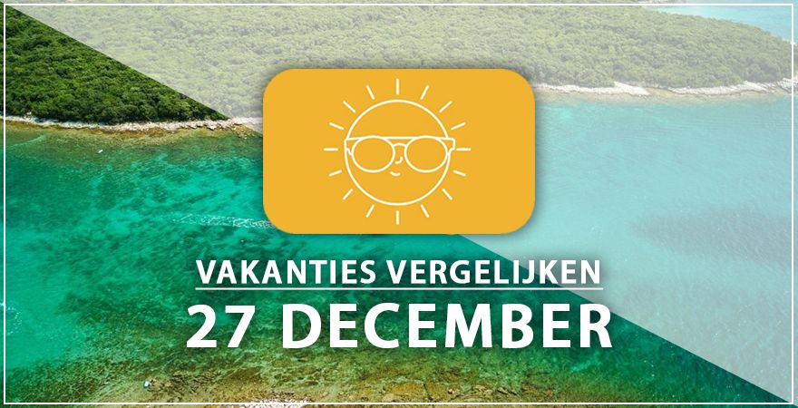 zonnige vakantiebestemmingen zevenentwintig december 2024