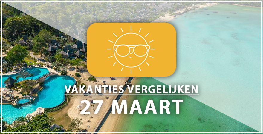 zonnige vakantiebestemmingen zevenentwintig maart 2025