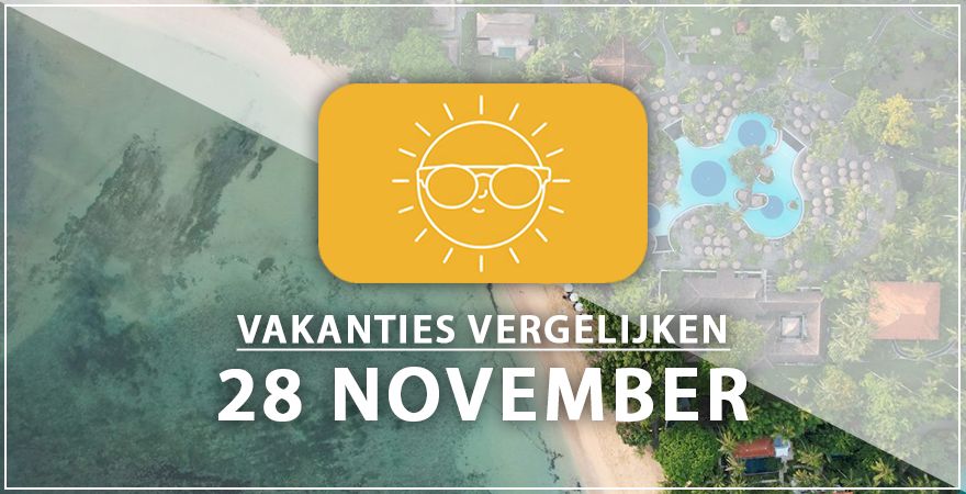 zonnige vakantiebestemmingen achtentwintig november 2024