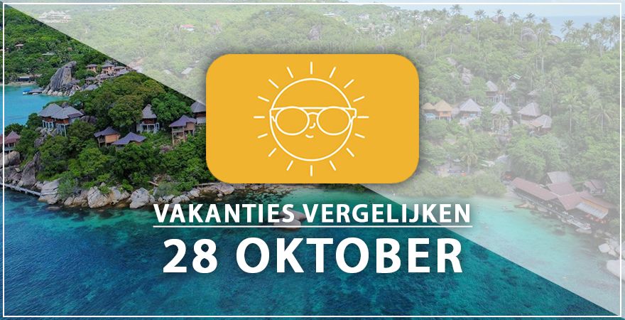 zonnige vakantiebestemmingen achtentwintig oktober 2025