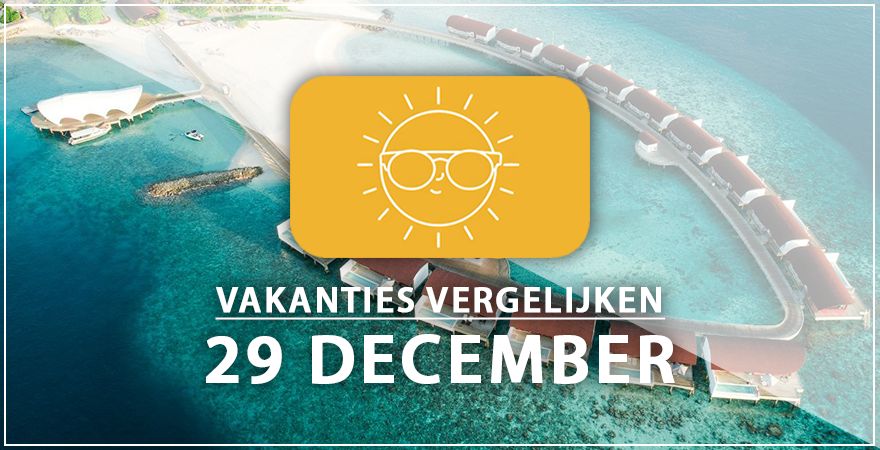 zonnige vakantiebestemmingen negenentwintig december 2024