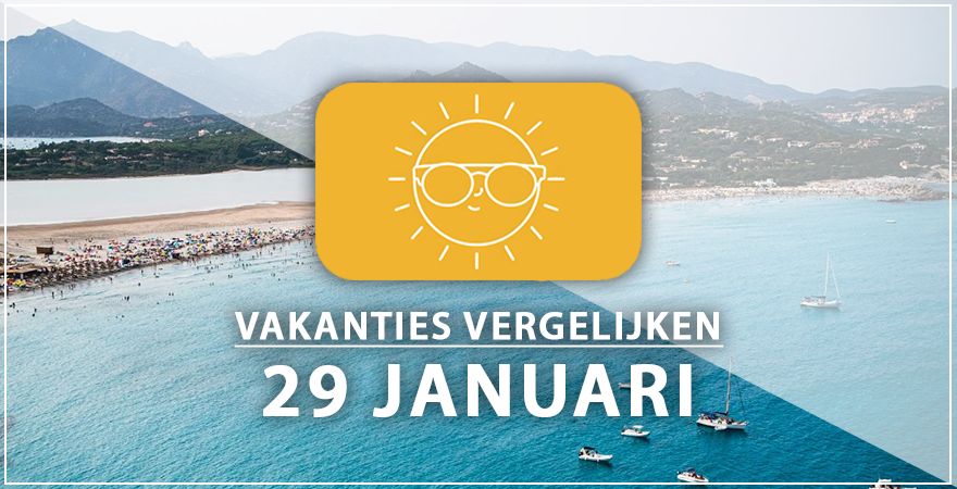 zonnige vakantiebestemmingen negenentwintig januari 2025