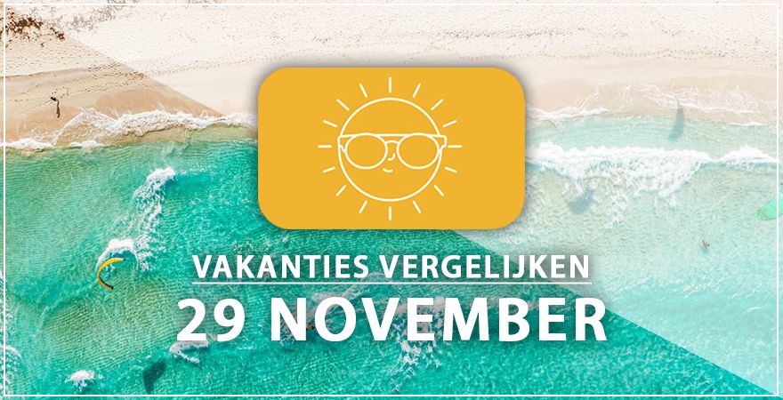 zonnige vakantiebestemmingen negenentwintig november 2024