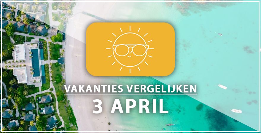 zonnige vakantiebestemmingen drie april 2025