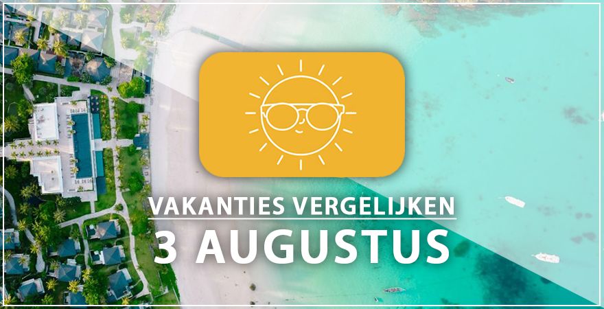 zonnige vakantiebestemmingen drie augustus 2025