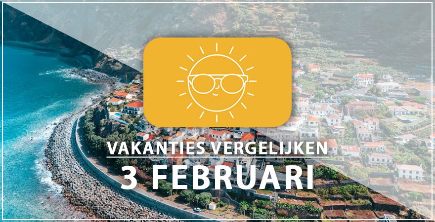 zonnige vakantiebestemmingen drie februari 2025