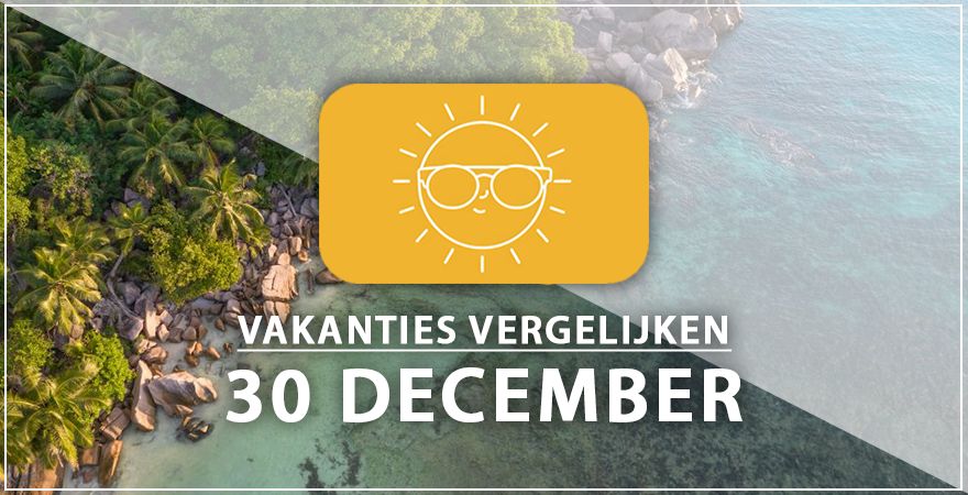 zonnige vakantiebestemmingen dertig december 2024